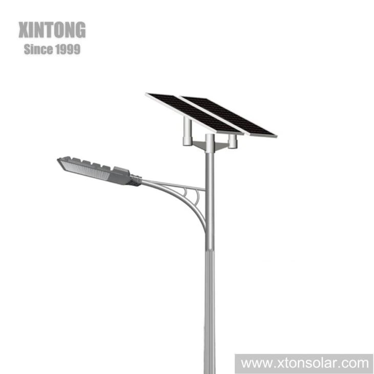 Алуминиев корпус с LED соларна улична светлина