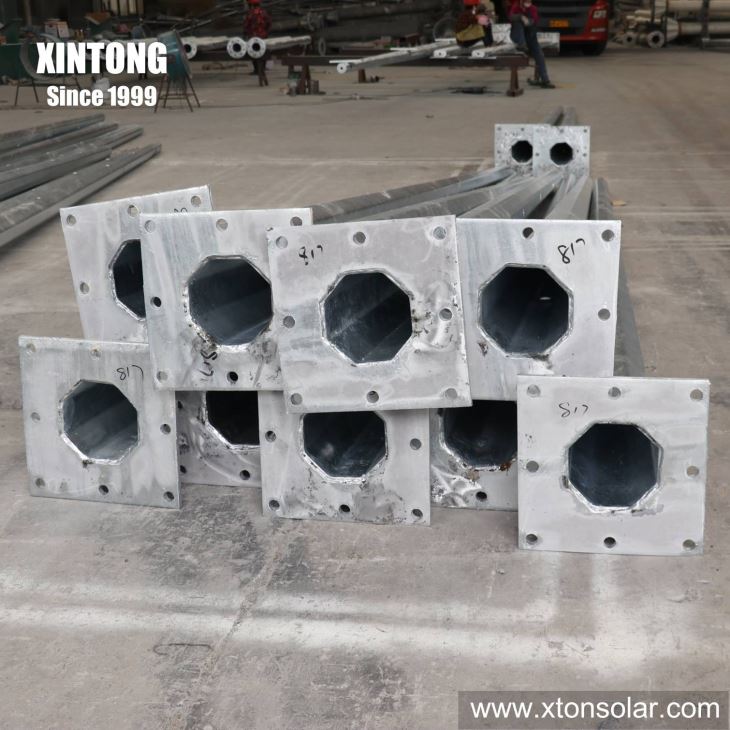 Octagonal Steel Galvanized Post Poles