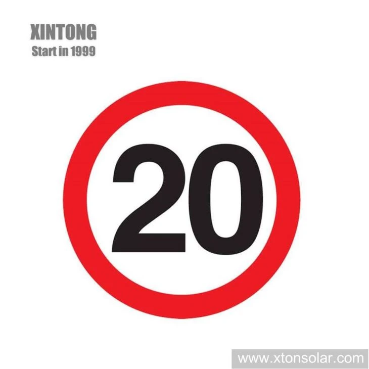 Red Ciecle Traffic Warning Sign